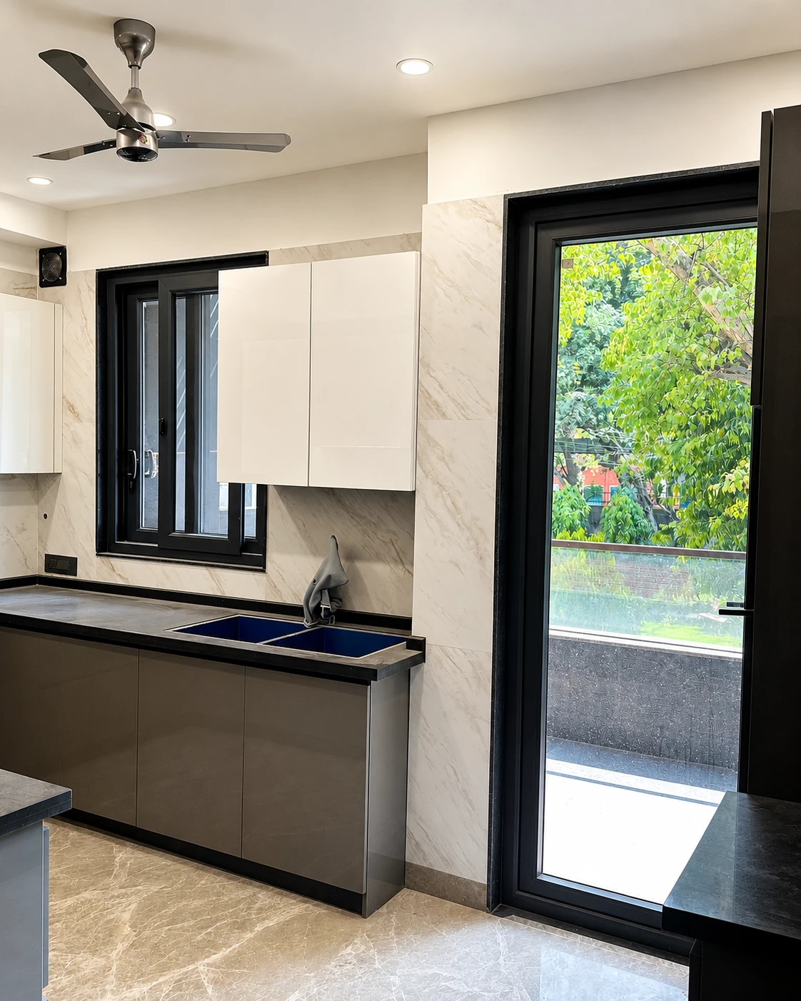 uPVC casement window system detail